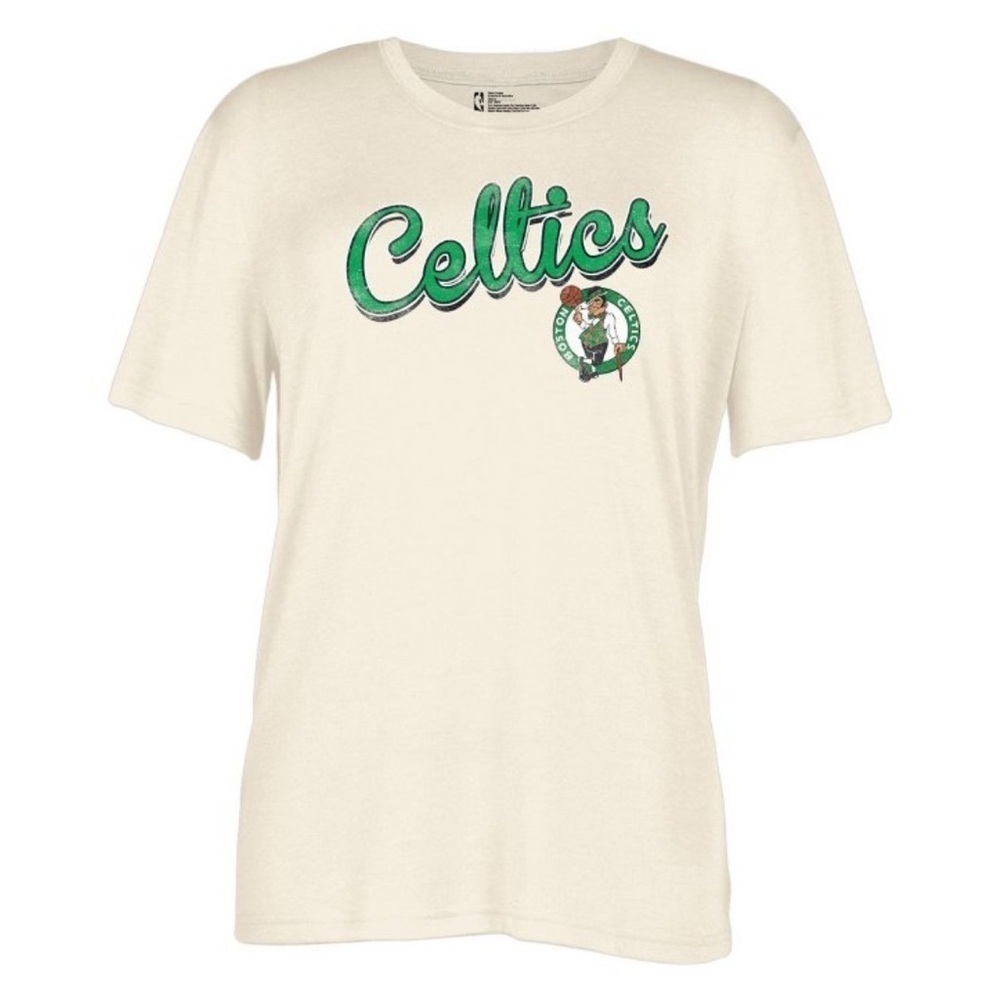 NBA Boston Celtics Women's Off White
Fashion T-Shirt - XL new